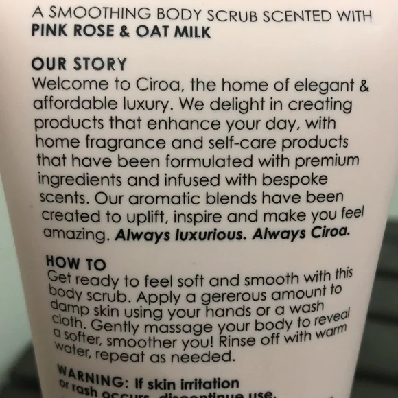 Ciroa-Body Scrub - Picture 3 of 5